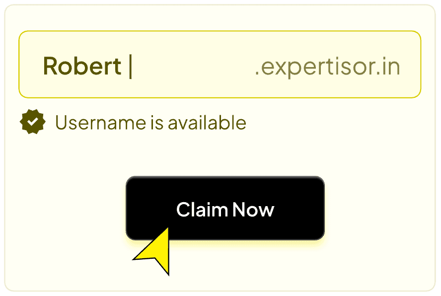 Claim your domain step